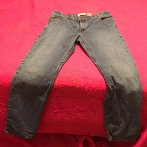 Mid rise bootcut jeans in excellent condition.